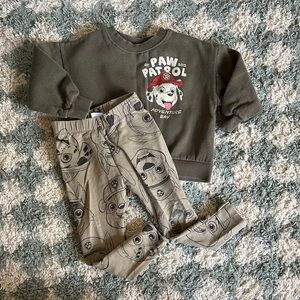 Zara Paw Patrol Kids Sweatshirt and Pants Set